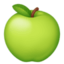 green apple on Facebook