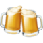 clinking beer mugs on Facebook