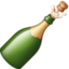 bottle with popping cork on Facebook