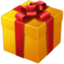 wrapped gift on Facebook