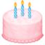 birthday cake on Facebook