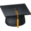 graduation cap on Facebook