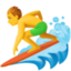 man surfing on Facebook