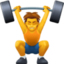 person lifting weights on Facebook
