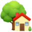 house with garden on Facebook