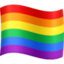 rainbow flag on Facebook