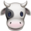 cow face on Facebook
