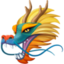 dragon face on Facebook