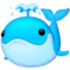 spouting whale on Facebook