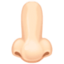 nose: light skin tone on Facebook