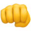 oncoming fist on Facebook