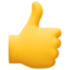 thumbs up on Facebook