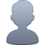bust in silhouette on Facebook