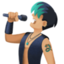 man singer: medium-light skin tone on Facebook