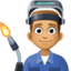 man factory worker: medium skin tone on Facebook