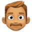 man: medium skin tone on Facebook