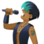 man singer: medium-dark skin tone on Facebook