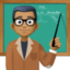 man teacher: medium-dark skin tone on Facebook