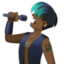 man singer: dark skin tone on Facebook