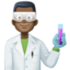 man scientist: dark skin tone on Facebook
