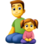 family: man, girl on Facebook