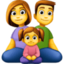 family: man, woman, girl on Facebook