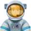 man astronaut on Facebook