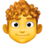 man: curly hair on Facebook
