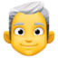 man: white hair on Facebook