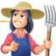 woman farmer: light skin tone on Facebook