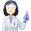 woman scientist: light skin tone on Facebook
