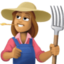 woman farmer: medium skin tone on Facebook