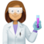 woman scientist: medium skin tone on Facebook