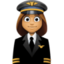 woman pilot: medium skin tone on Facebook