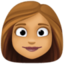 woman: medium skin tone on Facebook