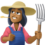 woman farmer: medium-dark skin tone on Facebook