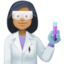 woman scientist: medium-dark skin tone on Facebook