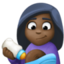 woman feeding baby: dark skin tone on Facebook