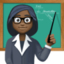 woman teacher: dark skin tone on Facebook