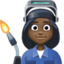 woman factory worker: dark skin tone on Facebook