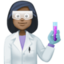 woman scientist: dark skin tone on Facebook