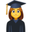 woman student on Facebook