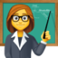 woman teacher on Facebook