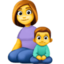 family: woman, boy on Facebook