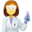 woman scientist on Facebook