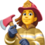 woman firefighter on Facebook