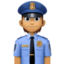 police officer: medium skin tone on Facebook