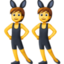 people with bunny ears on Facebook