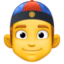 person with skullcap on Facebook