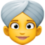 woman wearing turban on Facebook